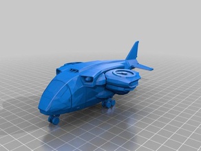 şehirlerarası hopper araç şehir oyun sonsuz kişisel uçak gemi uzay gemisi masa üstü oyunlar 3d print model - Mito3D