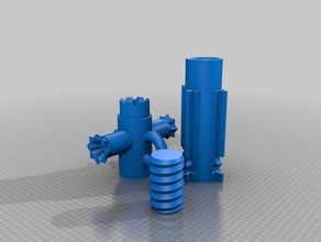 Kreuzritter-Lichtschwert Requisiten 3d print model - Mito3D
