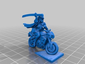 kill satsuki bike miniature toy & game accessories 40k infinity rpg 3d print model - Mito3D