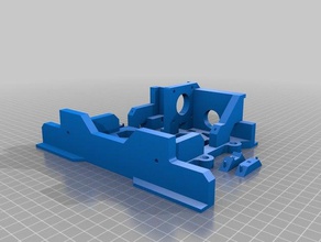 frame brace y-axis motor mount screw holes anet a8 remix 3d printing 3d print model - Mito3D