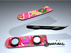 hoverboard dmcg oggetti di scena gnamp 3d print model - Mito3D