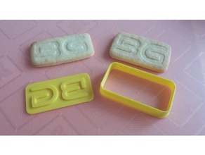 cortador de galletas - bg technik cocina y comedor el logotipo 3d print model - Mito3D