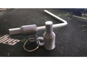 hex key adapter metric allen inbus aufsatz 6mm 8mm 10mm hand tools hexkey tool wrench 3d print model - Mito3D