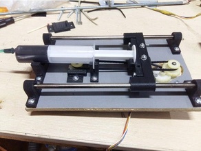 extruder liquids mini cnc syringe 3d printer extruders 3d print model - Mito3D