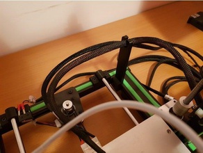 soporte para cables cama y hotend 3d printing 3d print model - Mito3D