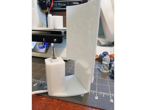 tall lithophane stand usb light decor 3d print model - Mito3D