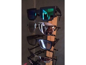 soporte de gafas sol en la pared organización 3d print model - Mito3D