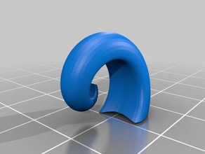 rons pig tail esculturas 3d print model - Mito3D