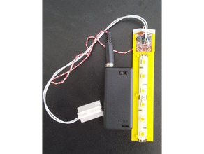 led strip power holder electronics 3d print model - Mito3D