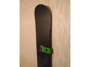 snowboard wall stand model furniture decoration snow hanger hook mount 3d print model - Mito3D