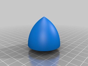 reuleaux orbiform per la matematica larghezza costante triangolo di 3d print model - Mito3D