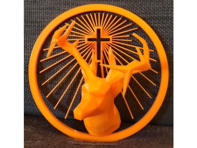 j germeister wandemblem Skulpturen 3D print model - Mito3D