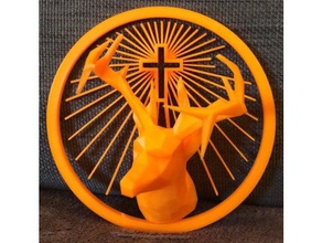 j germeister wandemblem sculptures 3d print model - Mito3D