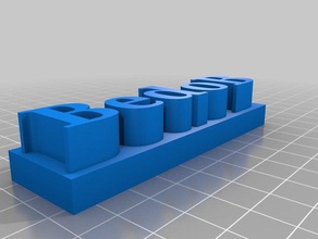 bedob Impresora 3d accesorios 3d print model - Mito3D