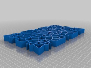 islamic tile math geometry sacred tiles 3d print model - Mito3D