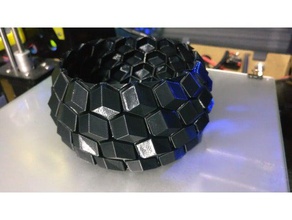 espiral do favo de mel tigela recipientes 3d print model - Mito3D