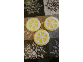 lemon cutter - sugar plate food & drink 3d print model - Mito3D