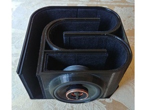 quarter wave speaker box audio 3d print model - Mito3D
