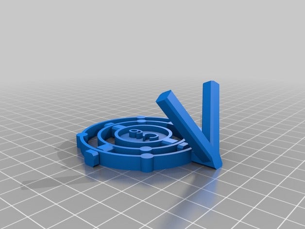 ma personnalisé pas trop de bohr-ing l'atome l'art interactif 3D print model - Mito3D