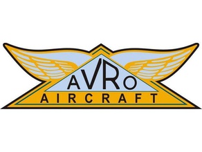 avro aircraft logo sign litho 1 signs & logos aviation 3d print model - Mito3D