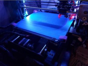 klipler 8x10 cam yatak monte edin 3d yazıcı parçaları monoprice makerselect 3d print model - Mito3D
