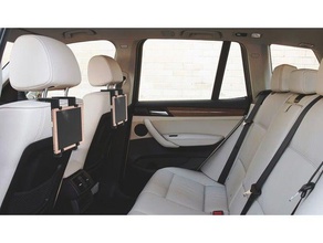 tablet holder car seats 3d print model - Mito3D