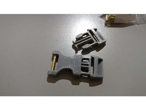 side release buckle - 20mm 3 4in field repair 1 pin sport & outdoors 3d print model - Mito3D