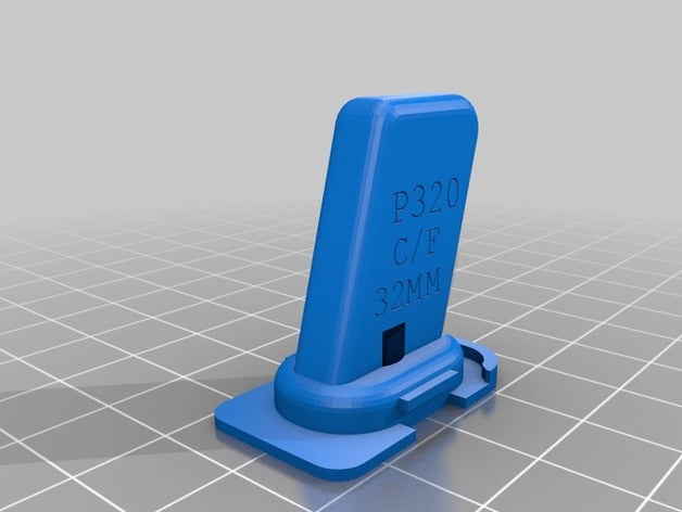 revista de bloques - sig sauer p320 compacto completo las revistas piezas repuesto arma fuego armas la bloque p250 3D print model - Mito3D