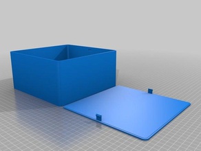il mio personalizzato scatola di scatto sul coperchio utensili & caselle su misura 3d print model - Mito3D