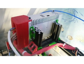 support alimentation 360w 12v 30a projet rex 8 3d printers 3d print model - Mito3D