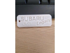 subaru legacy keyring automotive 3d print model - Mito3D