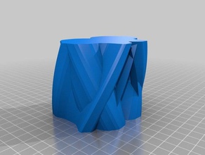 mi personalizados freestyle base del jarrón los contenedores personalizado 3d print model - Mito3D