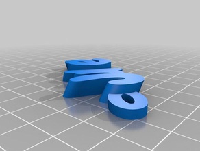 jules Anahtarlık özelleştirilmiş 3d print model - Mito3D