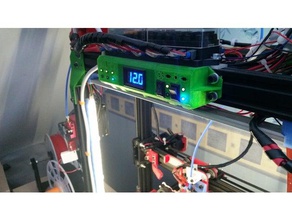 panneau controle mon projet rex 8 Le stampanti 3d 3d print model - Mito3D