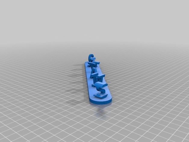 my customized 3d ambigram interactive art 3D print model - Mito3D