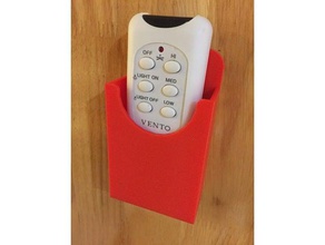 simple télécommande titulaire ménage 3d print model - Mito3D