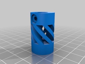 meine angepasste flexible Kupplung Werkzeugmaschinen kundengebundene 3d print model - Mito3D