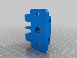 hypercube evolution pulley motormount 10mm european version 3d printer parts hevo evo 3d print model - Mito3D
