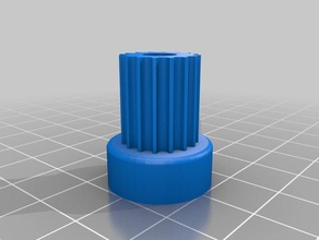 il mio personalizzato parametrico puleggia - lotti i profili dei denti Stampante 3d parti su misura 3d print model - Mito3D