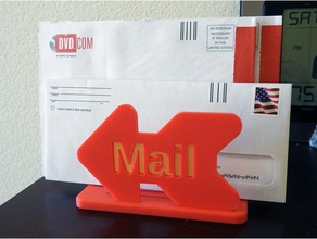 courrier titulaire - directionnelle de l'organisation mail la boîte électronique du le sortant 3d print model - Mito3D