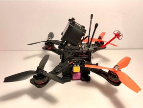 gopro sessão de montagem r c veículos drone fpv corrida a hero 4 racing 3d print model - Mito3D