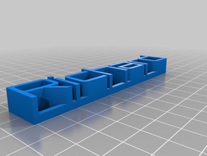 meine angepasste 3d-Typenschild Skulpturen kundengebundene 3d print model - Mito3D