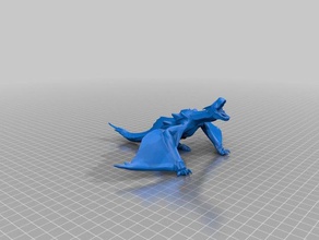 tigrex - monster hunter Spiele 28 d20 dnd der Miniatur pathfinder Raum wyvern 3d print model - Mito3D