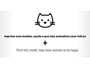 pr tesis para gato 3d printing 3d print model - Mito3D