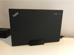 thinkpad x240 dik dur bilgisayar laptop aksesuarları stand lenovo 3d print model - Mito3D