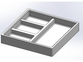 parts tray organizer tools 3d print model - Mito3D