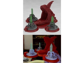 dragon counter toy & game accessories card games dnd dungeons dragons magic gathering 3d print model - Mito3D