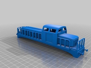 train model 63069 bb vehicles ho 1 87 trains railway 3d print model - Mito3D