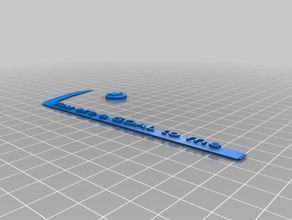 bâton de hockey papa L'impression 3d 3d print model - Mito3D