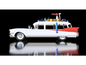ghostbusters ecto-1 2019 update vehicles ect01 3d print model - Mito3D